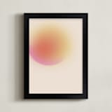 "new dawn" - Art Print in saffron by Maja Cunningham - Framed