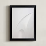 "El Morro Archway" - Art Print in Soft Grey Meets White by Anika - Framed