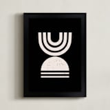 "Rituals II" - Art Print in Obsidian by Iveta Angelova - Framed