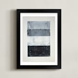 "tonality II" - Art Print in Slate by Sara Hicks Malone - Framed