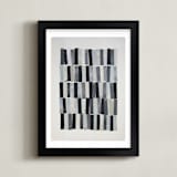 "tonality I" - Art Print in Slate by Sara Hicks Malone - Framed