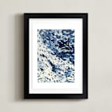 "Zuma" - Art Print in Sky Blue by Katie Craig - Framed