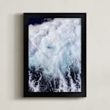 "Only Motion" - Art Print in Deep Sea by Carole Crohan - CaroleeXpressions - Framed