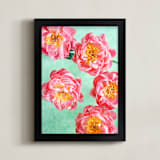 "Titania" - Art Print in Peony Pink by Kristin Muntean - Framed