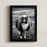 "The General" - Art Print in Black and White by Kaitie Bryant - Framed
