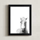 "Presence" - Art Print in Black and White by Debra Butler - Framed
