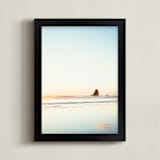"Cannon Beach No. 2" - Art Print in Color by Kamala Nahas - Framed