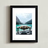 "Wild Blue Yonder" - Art Print in Glacier by Korry Brown - Framed