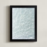 "Wave Patterns" - Art Print in Tide by Tommy Kwak - Framed