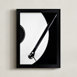 "Silent Disco" - Art Print in High Contrast White and Black Color image by Anika - Framed