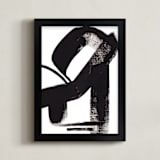 "Untitled 1b" - Art Print in Black and White by Jaime Derringer - Framed