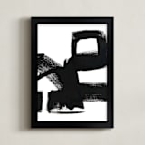 "Untitled 1" - Art Print in Black and White by Jaime Derringer - Framed