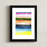 "Desert Island " - Art Print in multi by Kat Roberts - Framed