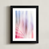 "abstract palms II" - Art Print in berry by Kamala Nahas - Framed