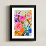 "Fancy Free" - Art Print in Rainbow by Jess Franks - Framed