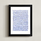 "topical guide" - Art Print in White by raven erebus - Framed