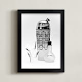 "My Grandfathers Shaker" - Art Print in Black & White by Katrina Leandro - Framed