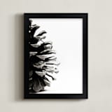 "Pine Cone - Part 2" - Art Print in Grey by Alexis Arnold - Framed