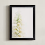 "Faded foxglove" - Art Print in Putty by Stacy Cooke - Framed
