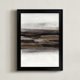 "Redemption" - Art Print in black, white and gold by Heidi Jantz - Framed