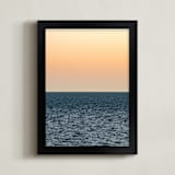 "Peach without a Beach" - Art Print in Peachy Beachy by AMANDA LOMAX - Framed