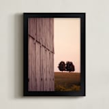 "Together on a Hill II" - Art Print in dusk by Sara Heilwagen - Framed