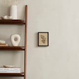 "Vintage Mariposa I" - Art Print in Vintage Ivory by jinseikou - In a Room