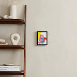"Composition 2" - Art Print in Electric Cotton Candy by Jaime Derringer - In a Room
