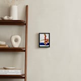 "Gratitude Meditation" - Art Print in coral crush by Jenny Partrite - In a Room