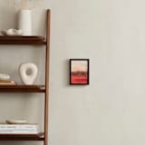 "Infrared Lake" - Art Print in Red Glow by Jeff Preuss - In a Room