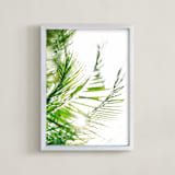 "Palm 2" - Art Print in color by Kamala Nahas - Framed