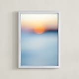 "Sunset Study" - Art Print in Full Color by Jessica C Nugent - Framed