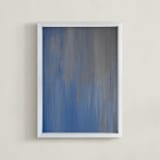"Stormy Blues" - Art Print in Stormy Blues by Camille Pietrow - Framed
