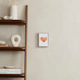 "Heart Stripes Gradient" - Art Print in Sunrise by Belia Simm - In a Room
