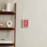 "Signed ABCs" - Personalized Art Print in Cherry by ERAY - In a Room