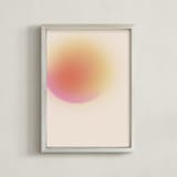 "new dawn" - Art Print in saffron by Maja Cunningham - Framed