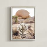 "The Runaway" - Art Print in Desert Orange by Briana Grace - Framed