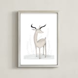 "In a daydream" - Art Print in Woodlands dawn by Maja Cunningham - Framed