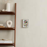 "Triangle Grid" - Art Print in Bone by Jane Clark - In a Room