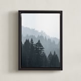 "Mendocino 2" - Art Print in spruce by Kamala Nahas - Framed Canvas