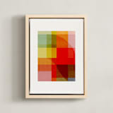 "Thread IV" - Art Print in Tapestry by Sumak Studio - Framed Canvas