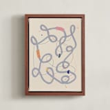 "Threads" - Art Print in Original by Kimberly Young - Framed Canvas