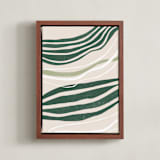 "If You Look Closely 1" - Art Print in Forest by Maja Cunningham - Framed Canvas