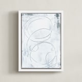 "Innuendo No. 3" - Art Print in Soft White by Julia Contacessi - Framed Canvas