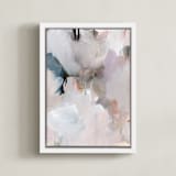"be loved I" - Art Print in Lavender by Lindsay Megahed - Framed Canvas