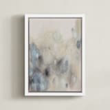 "Who We Are I" - Art Print in Sage and Sand by Christa Kimble - Framed Canvas