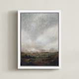 "Riley" - Art Print in Moss by Lorent and Leif - Framed Canvas