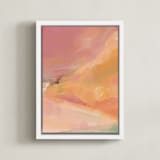 "Crevice II" - Art Print in Sandstone by Eric Ransom - Framed Canvas