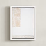"coastal vibes III" - Art Print in sandstone by Sara Hicks Malone - Framed Canvas