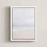 "coastal vibes II" - Art Print in sky by Sara Hicks Malone - Framed Canvas